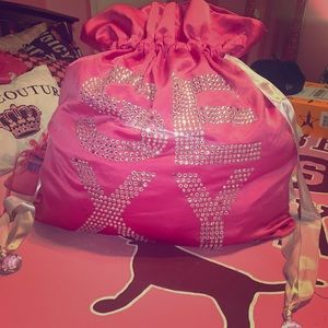 Victoria’s Secret display Santa bag!